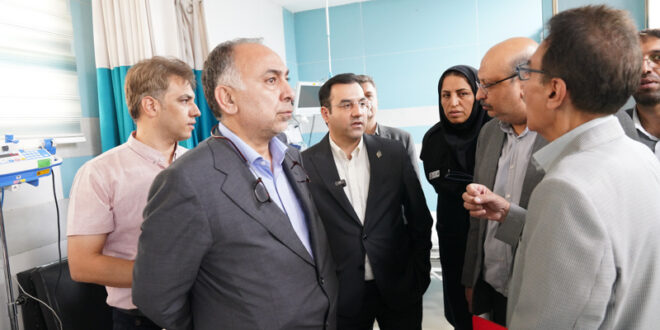 بازدید سرپرست سازمان تأمین اجتماعی از پروژه بیمارستان شهید بهشتی شیراز
