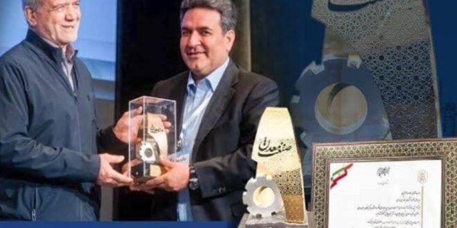 تجلیل رئیس‌جمهور از پتروشیمی نوری به‌عنوان واحد نمونه صنعتی و معدنی سال ۱۴۰۴