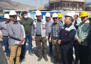 بازدید مدیرعامل ذوب‌ آهن اصفهان از پروژه تصفیه‌ خانه پساب