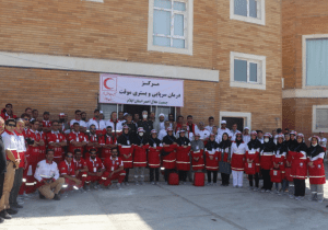 ساختمان امدادی و درمانی هلال احمر در مرز مهران افتتاح شد