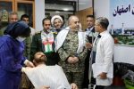 ارائه خدمات رایگان پزشکی بسیج ذوب آهن اصفهان به کارکنان