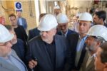 بازدید وزیر صمت و سرپرست هیئت عامل ایمیدرو از نیروگاه شهید باکری سمنان